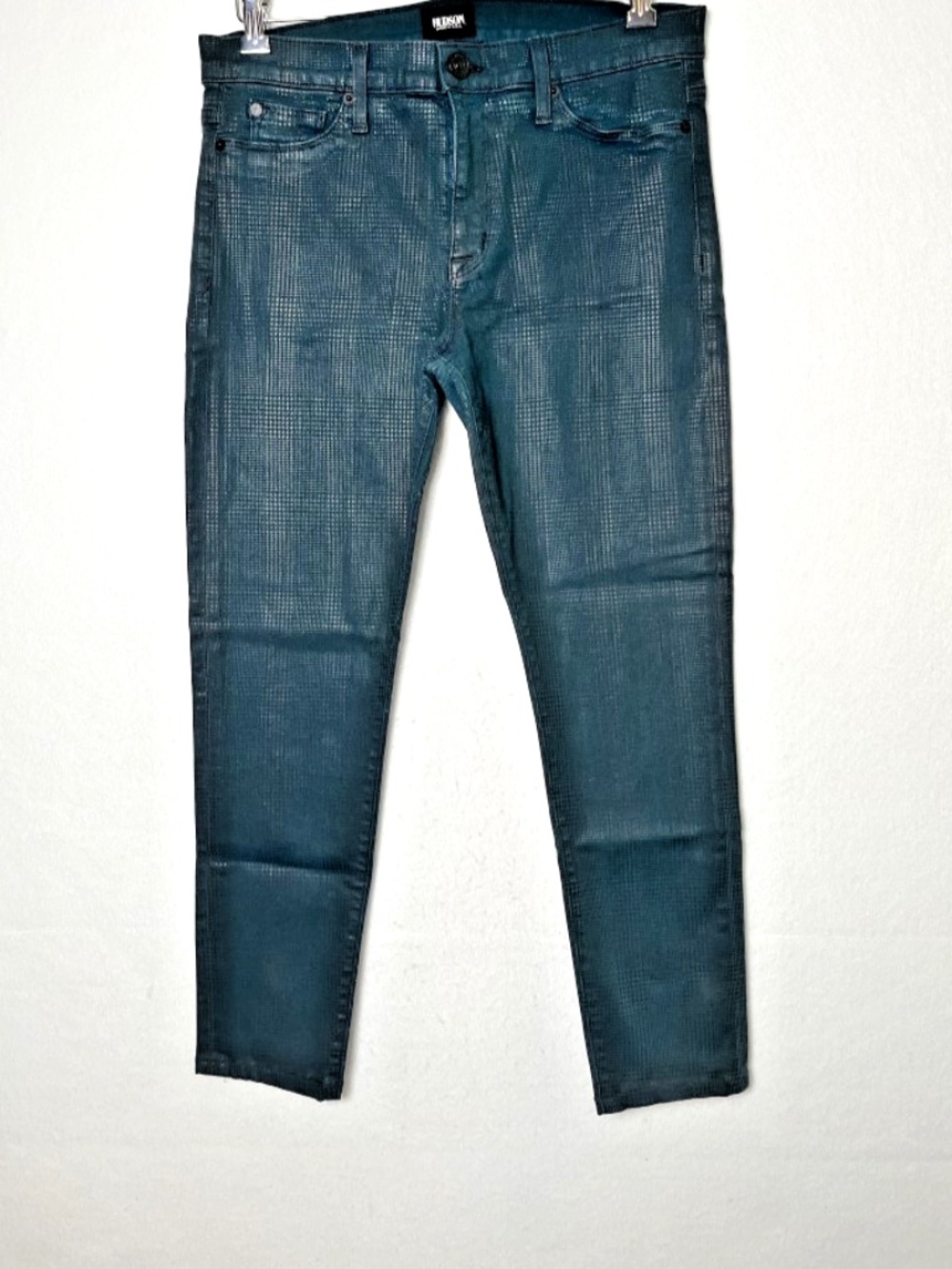 Hudson Nico Super Skinny Midrise Stretch Nonconformist Geometric Pattern Size 30
